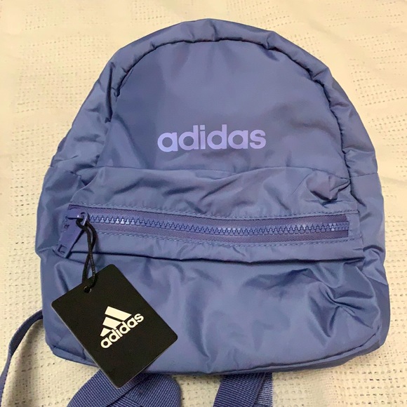 New Adidas Mini backpack purple blue periwinkle